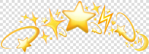  emoji  emojicrown  stars  lightning  moon  crown  freetoedit   Moon Emoji Crown Png  Transparent PngTransparent PNG