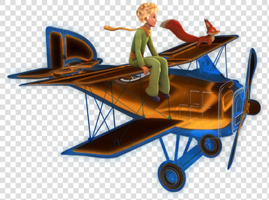 Lpp Avion Contemplatif Flat Ld Site   Le Petit Prince En Avion  HD Png DownloadTransparent PNG