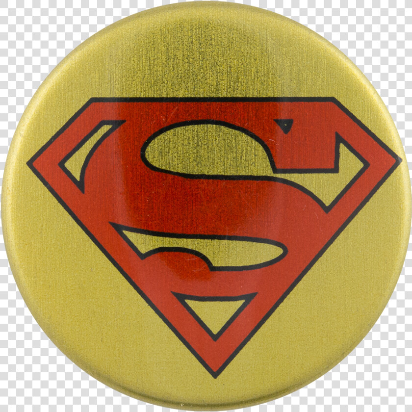 Superman Gold Entertainment Button Museum   Super Girl Sign  HD Png DownloadTransparent PNG