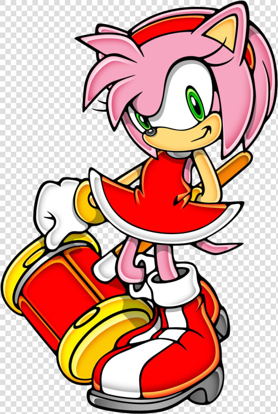 Image   Amy Rose Sonic Advance 2  HD Png DownloadTransparent PNG