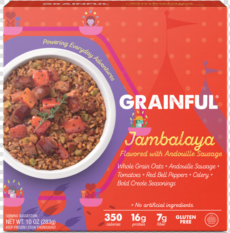 Jambalaya Head On Pic   Grainful Food Product  HD Png DownloadTransparent PNG