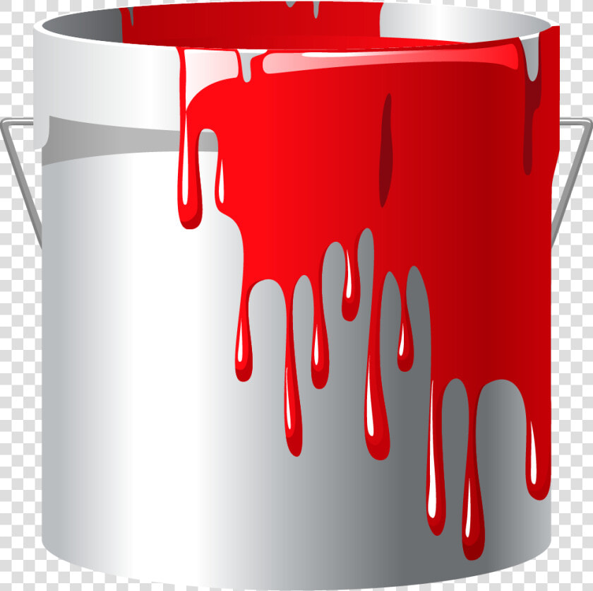 Painter Clipart Red Paint Bucket   Red Paint Bucket Clipart  HD Png DownloadTransparent PNG