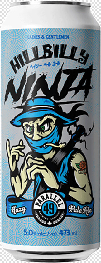 Parallel 49 Hillbilly Ninja Hazy Pale Ale 473 Ml   Parallel 49 Hillbilly Ninja  HD Png DownloadTransparent PNG