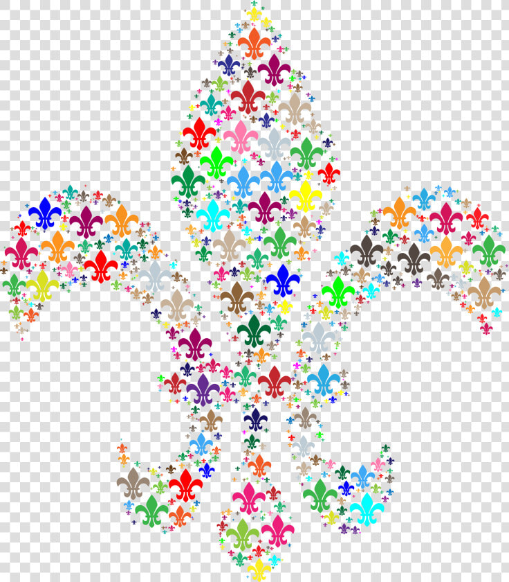 Transparent Fleur De Lis Clipart   Fleur De Lis Colorful  HD Png DownloadTransparent PNG