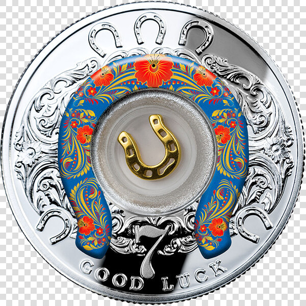 Cameroon 2016 500 Francs Seven Horseshoes Lucky Seven   Coin  HD Png DownloadTransparent PNG