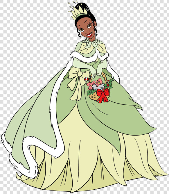 Disney Princess Christmas Clip Art   Disney Princess Tiana Christmas  HD Png DownloadTransparent PNG