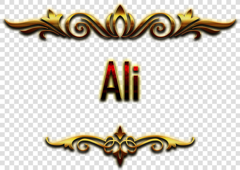 Ali Decorative Name Png   Harsh Name  Transparent PngTransparent PNG