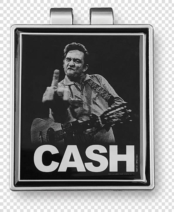 Johnny Cash Money Clip Front By Waxoffdesign Copy   Johnny Cash Middle Finger  HD Png DownloadTransparent PNG