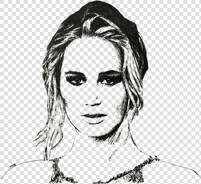 Jennifer Lawrence   Sketch  HD Png DownloadTransparent PNG