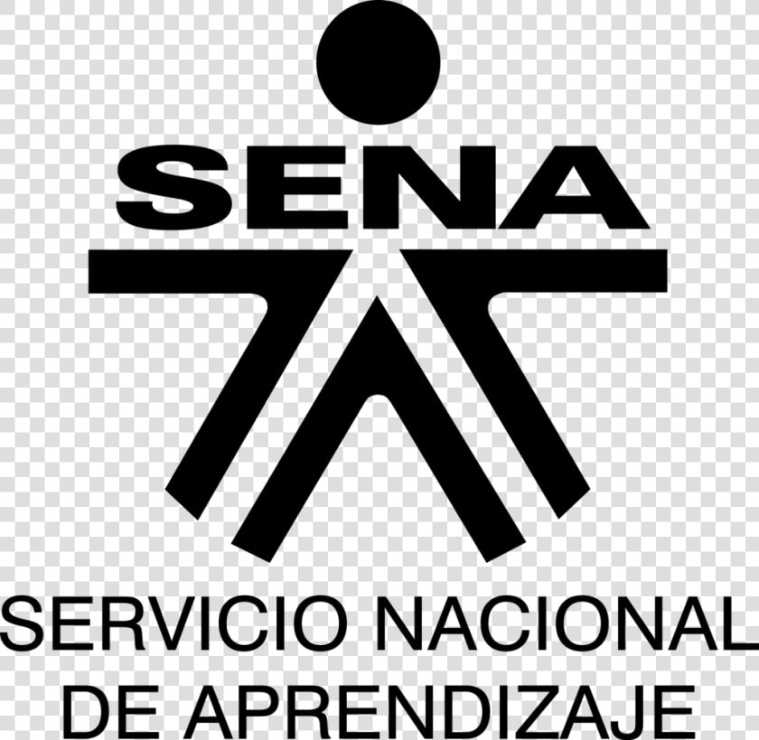 Logotipo Sena Negro   National Service Of Learning  HD Png DownloadTransparent PNG