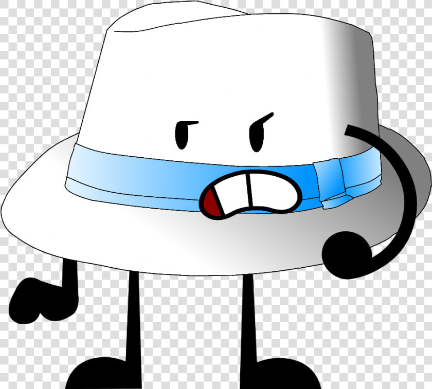 Black And White Download Fedora Clipart Blue   Bfdi Fedora  HD Png DownloadTransparent PNG