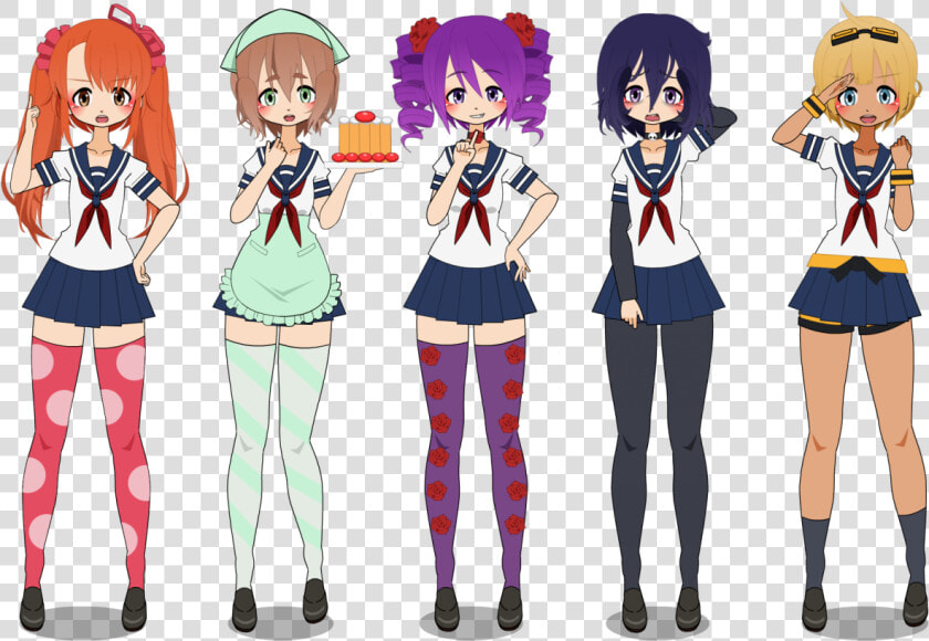 Yandere Simulator Rival Kisekae  HD Png DownloadTransparent PNG