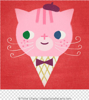 Kitty Cone © Flora Chang  HD Png DownloadTransparent PNG