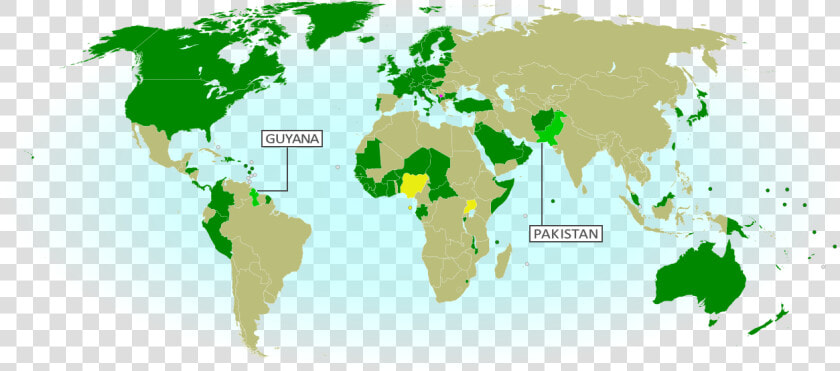 Map Of Countries That Recognize Kosovo  HD Png DownloadTransparent PNG