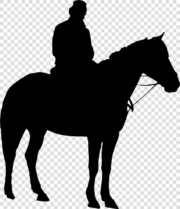 Knight Svg Horseback Silhouette   Man On Horse Silhouette  HD Png DownloadTransparent PNG