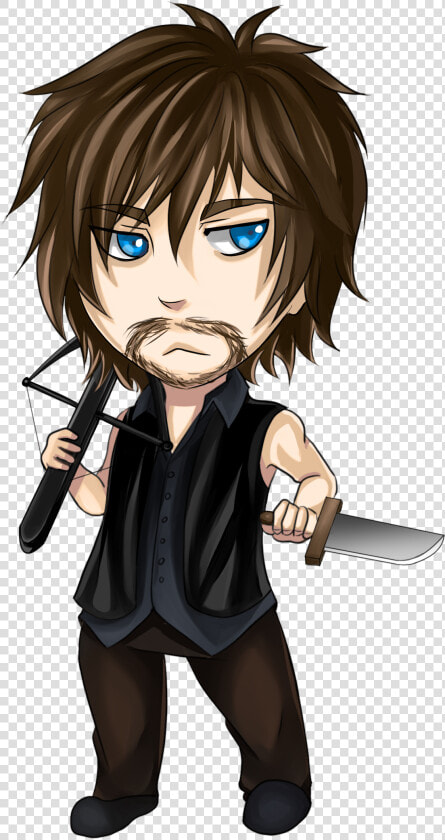 Twd Drawing Daryl Dixon   Png Download   Daryl Dixon Anime Png  Transparent PngTransparent PNG