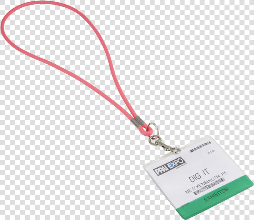 Lanyard Pink Nametag   Pendant  HD Png DownloadTransparent PNG