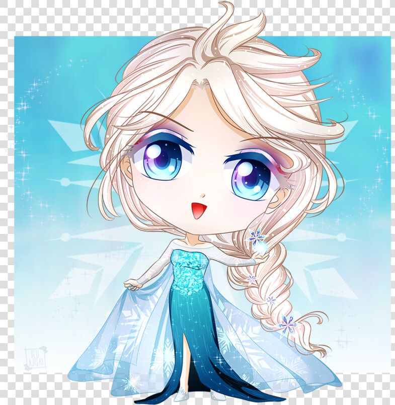 Ảnh Anime Chibi Girl Elsa  HD Png DownloadTransparent PNG