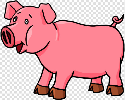 Cartoon Pig Drawing   หมูป่า กับ สุนัข จิ้งจอก  HD Png DownloadTransparent PNG