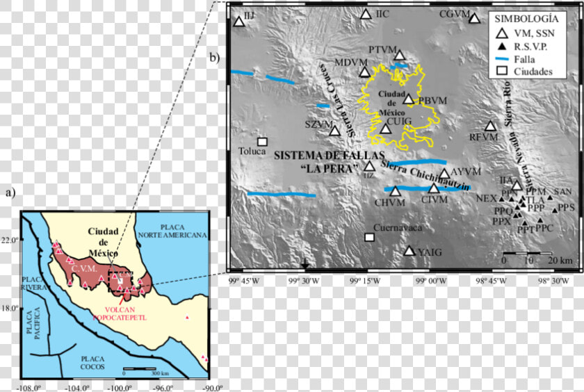 Ubicacion Geografica Del Volcan Popocatepetl  HD Png DownloadTransparent PNG