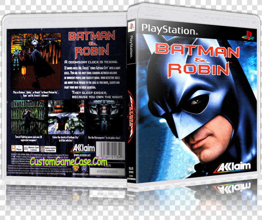 Batman  amp  Robin   Capa Batman And Robin Ps1  HD Png DownloadTransparent PNG