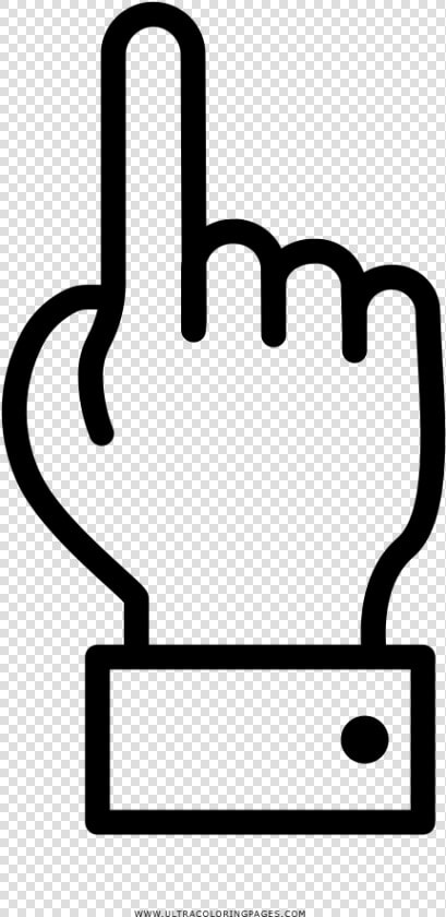 Index Finger Coloring Page  HD Png DownloadTransparent PNG