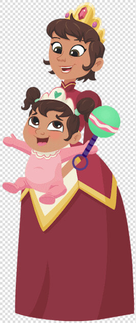 Princess Knight Nella S Mother Queen Mom Holding Norma   Nella The Princess Knight Queen Mom  HD Png DownloadTransparent PNG