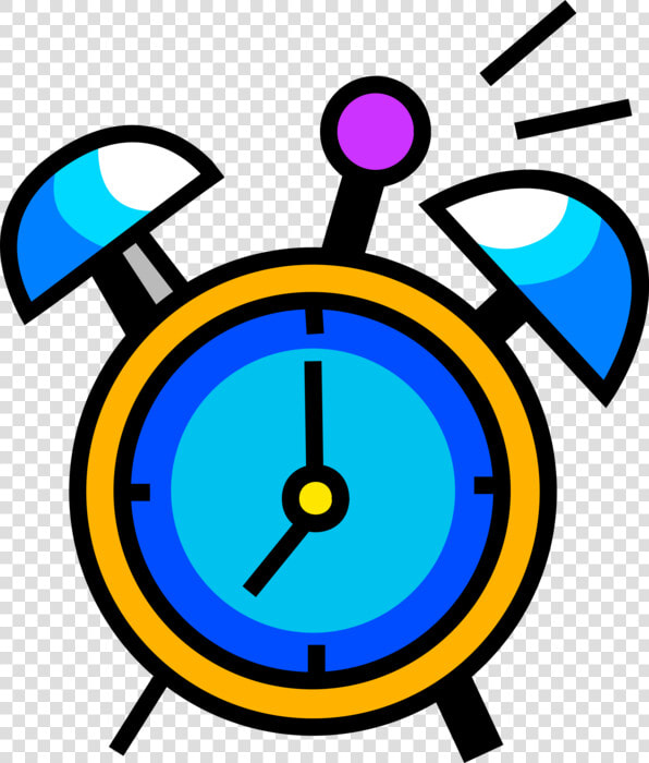 Vector Illustration Of Alarm Clock Ringing Its Morning   Alarm Clock Illustration  HD Png DownloadTransparent PNG