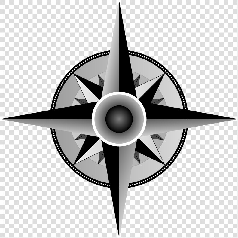 Compass Vector Art Clipart   Transparent Background Compass Rose Clip Art  HD Png DownloadTransparent PNG