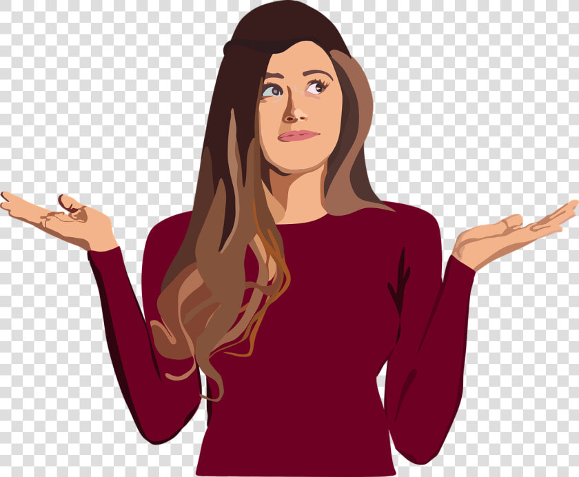 Confused Shrugging Shrug Free Photo   Don T Know  HD Png DownloadTransparent PNG