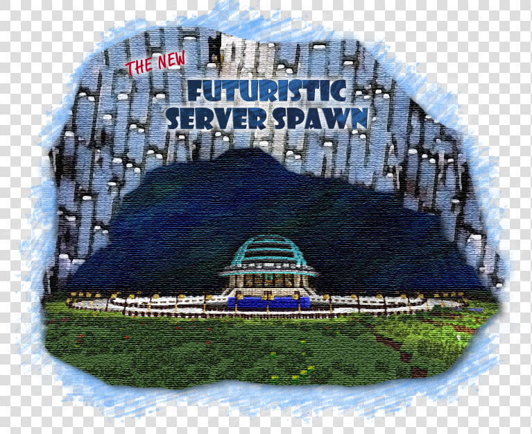 Futuristic Minecraft Server Spawn  HD Png DownloadTransparent PNG