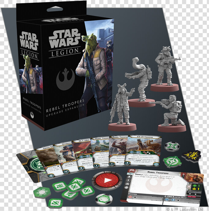 Star Wars Legion Rebel Troopers Upgrade Expansion  HD Png DownloadTransparent PNG