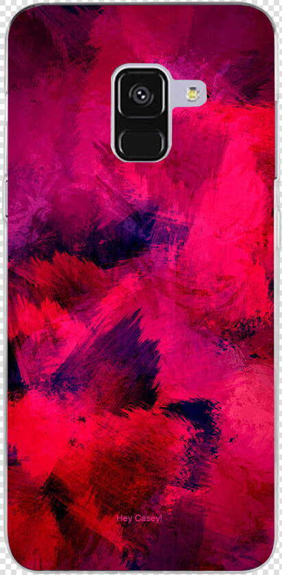 Hey Casey Pink And Red Brush Strokes Phone Case Covers  HD Png DownloadTransparent PNG