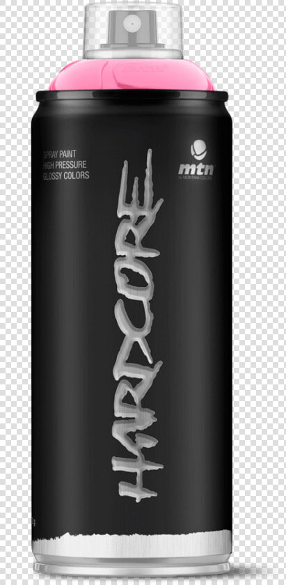 Mtn Hardcore Spray Paint   Graffiti Spray Can Black  HD Png DownloadTransparent PNG