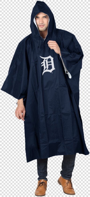 Detroit Tigers Rain Runner Poncho By Northwest   Detroit Tigers D  HD Png DownloadTransparent PNG