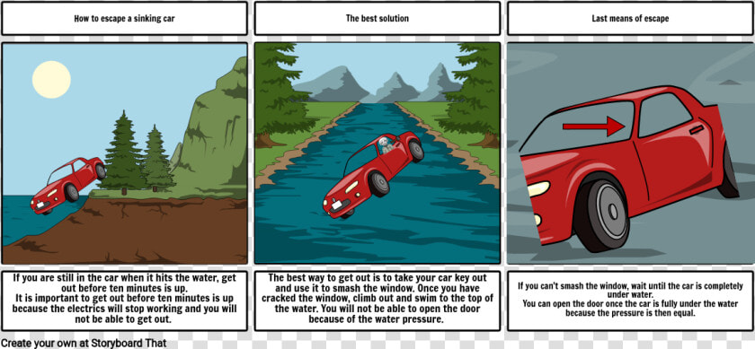 Car Sinking In Water Open Door  HD Png DownloadTransparent PNG