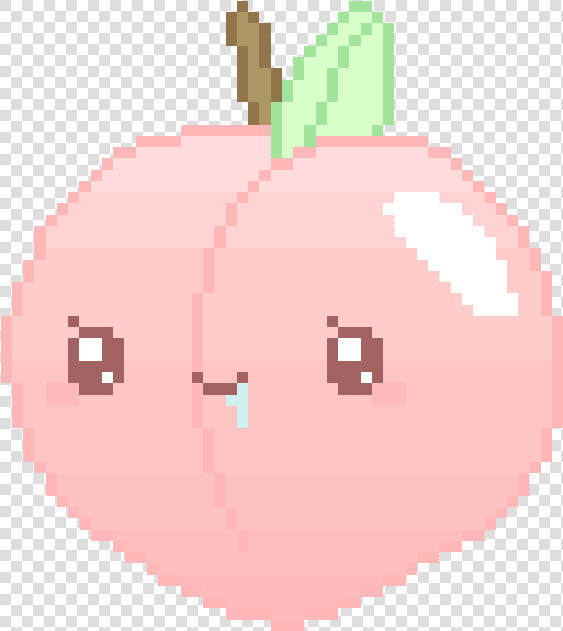  pixel  peach  drool  cute   Cute Pixel Peach Png  Transparent PngTransparent PNG