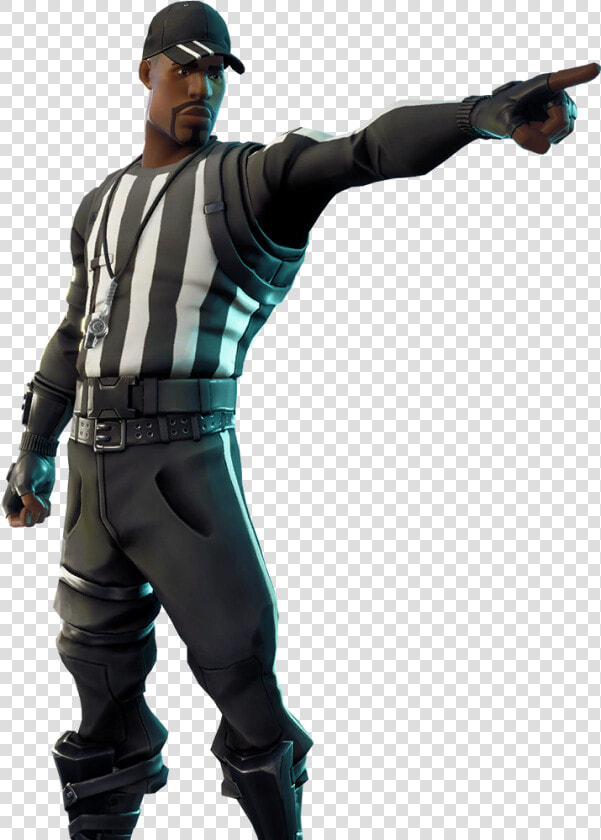 Fortnite Player Png   Fortnite Referee Skin Png  Transparent PngTransparent PNG