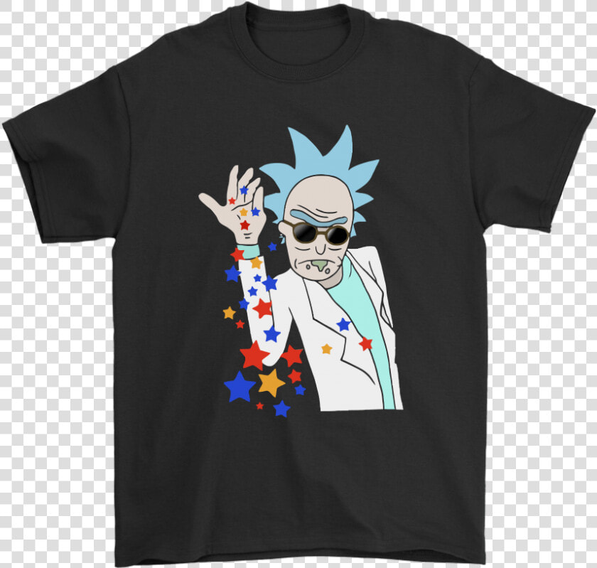 Rick Sanchez Star Bae Salt Bae Rick And Morty Shirts   Dragon Ball Black Shirt  HD Png DownloadTransparent PNG