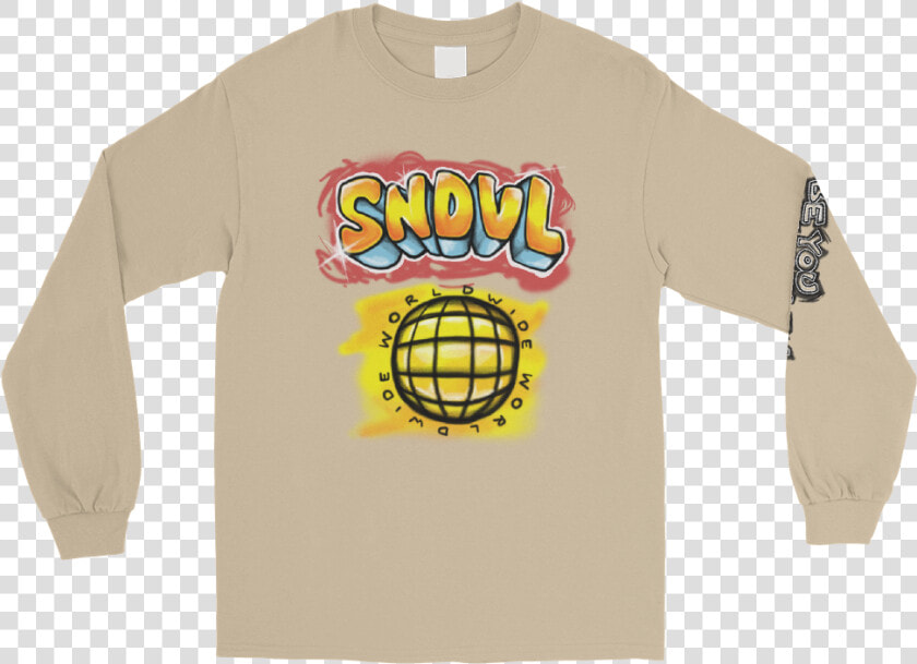 Sndvl Worldwide Long Sleeve T Shirt In Sand Class   Stay Off The Weed T Shirt  HD Png DownloadTransparent PNG