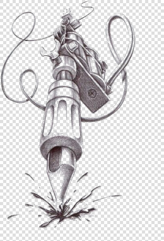 Biomechanical Drawing Biomech Tattoo   Tattoo Machine Drawing  HD Png DownloadTransparent PNG