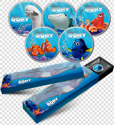 Disney Pixar Finding Dory Set Of 5 Coins  HD Png DownloadTransparent PNG