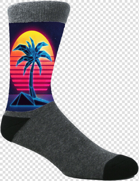 80 S Neon Palmtrees Data Rimg Lazy Data Rimg   Sock  HD Png DownloadTransparent PNG