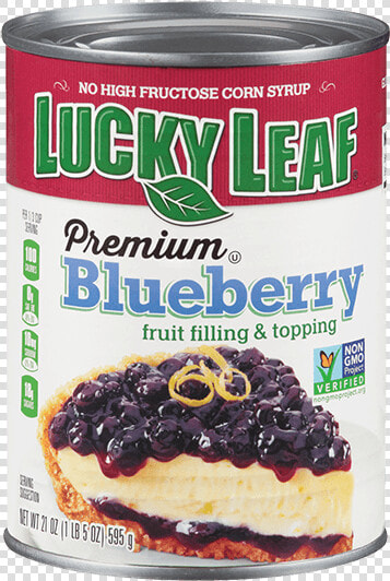 Premium Blueberry Fruit Filling  amp  Topping   Lucky Leaf Blueberry Pie Filling  HD Png DownloadTransparent PNG