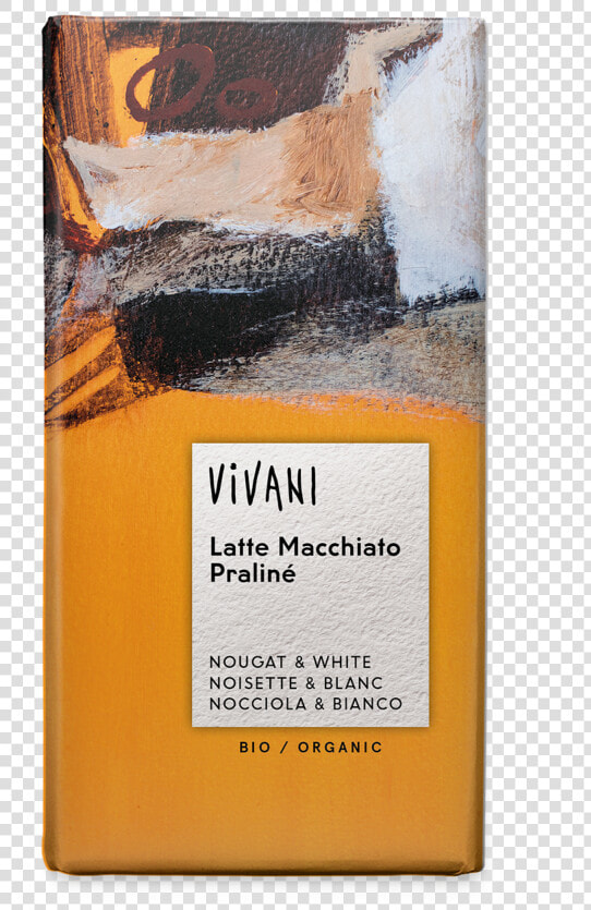 Dark Nougat  amp  White Chocolate   Vivani Latte Macchiato Praline  HD Png DownloadTransparent PNG