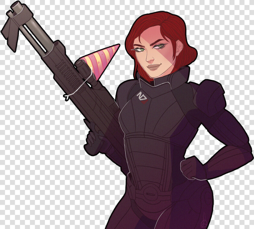 Me Art фэндомы me Shepard illrae   Cartoon  HD Png DownloadTransparent PNG