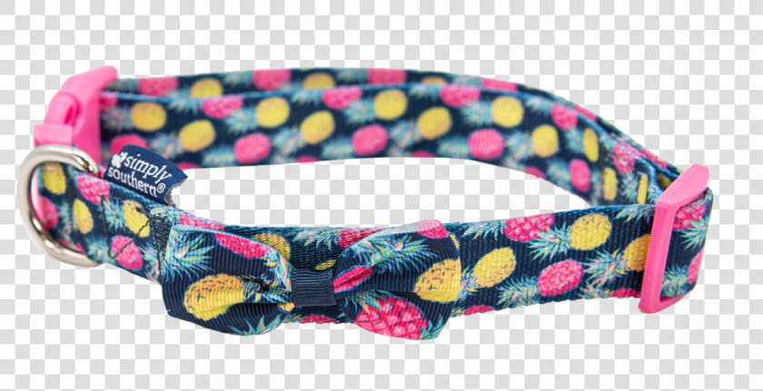 Simply Southern Pineapple Pet Collar   Belt  HD Png DownloadTransparent PNG