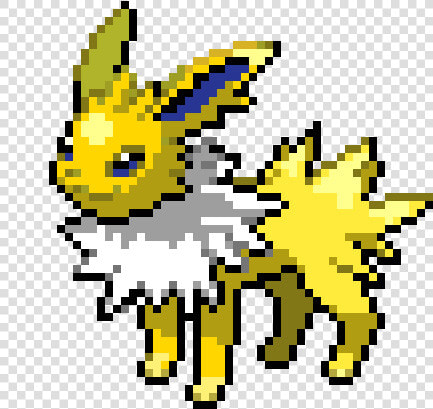 Pixel Art Pokemon Jolteon  HD Png DownloadTransparent PNG