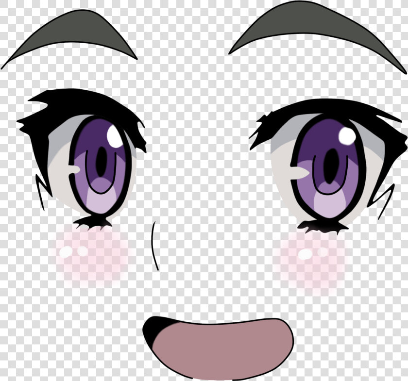 Anime Face Png   Chaika Face Png  Transparent PngTransparent PNG