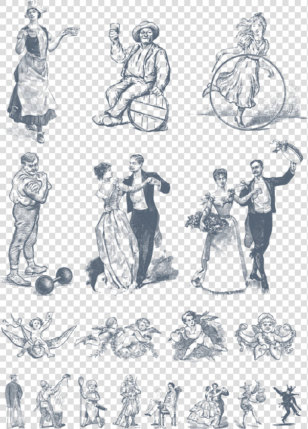 Preview All The Vector Illustrations Provided  Auto traced   Sketch  HD Png DownloadTransparent PNG